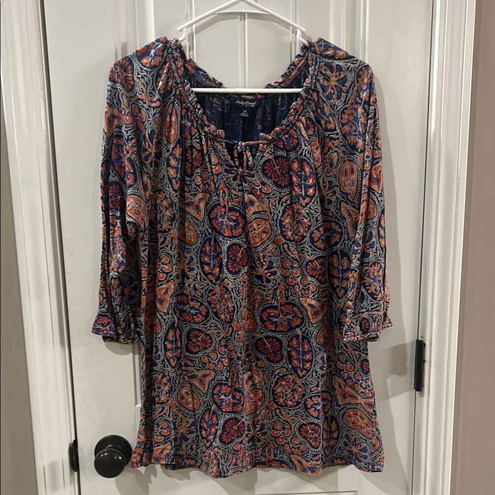 Chico's Multicolor Paisley Women's Top